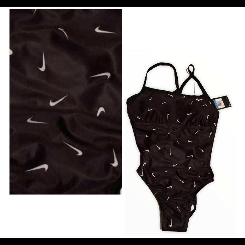 Nike Swoosh One Piece Swimsuit Size Medium